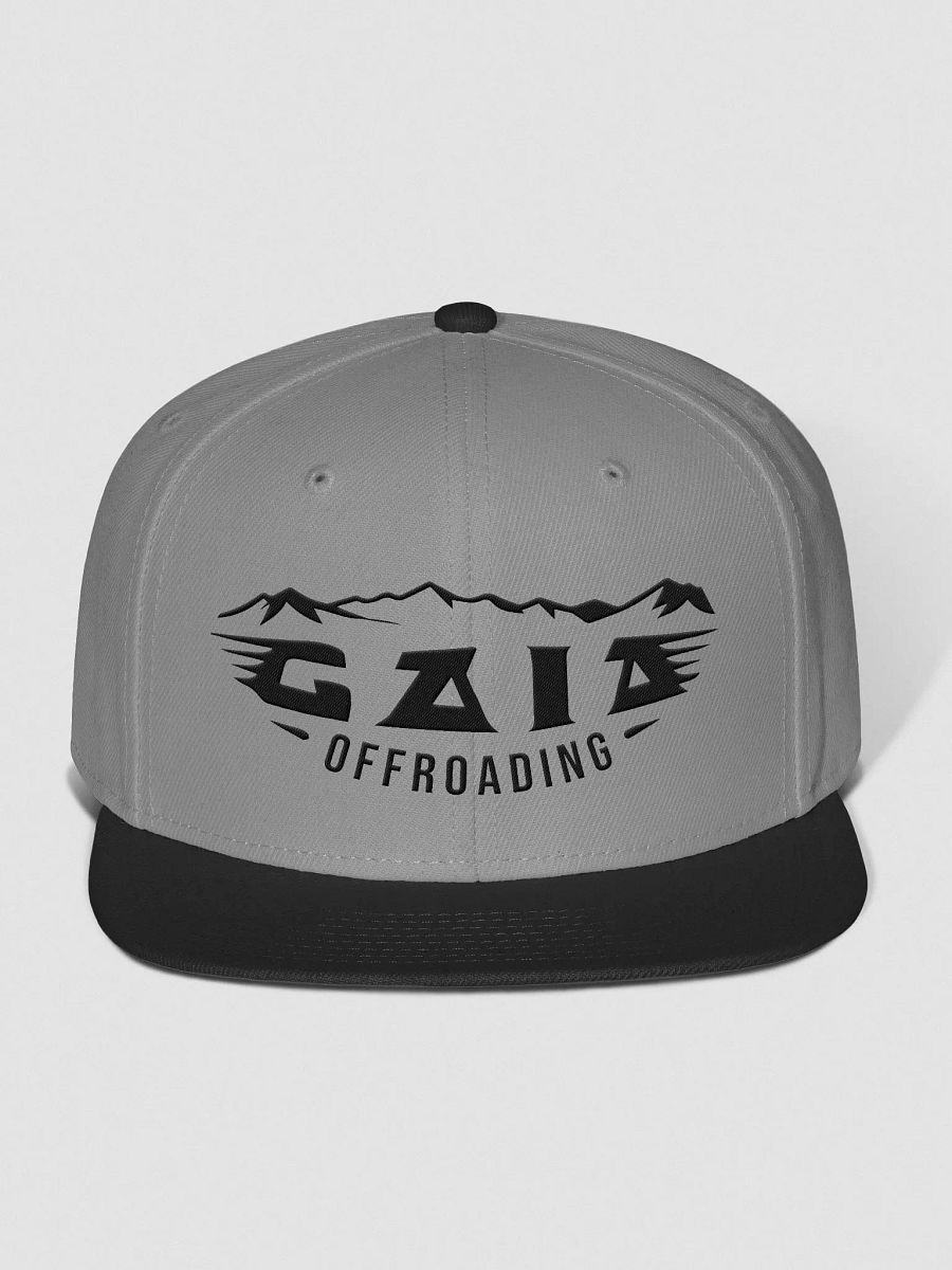 Gaia Off-Road Adventure Snapback Cap Black Logo product image (1)