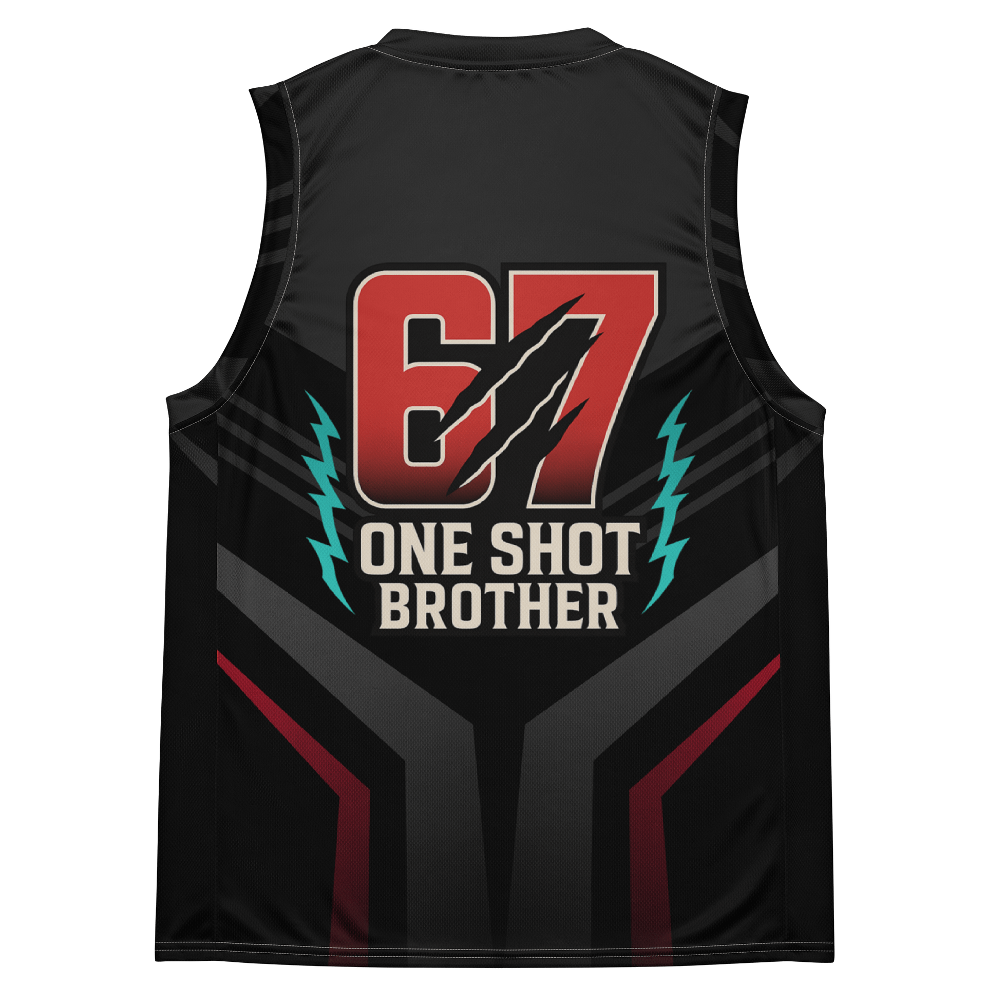 Dino All-Over Basketball Jersey product image (4)