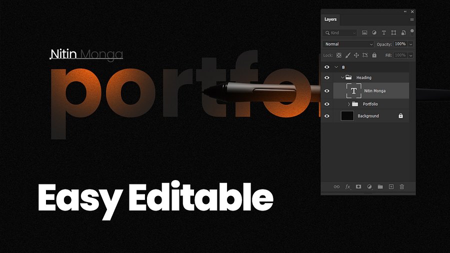 Portfolio Template for Graphic Designer - 43 Editable Files product image (6)