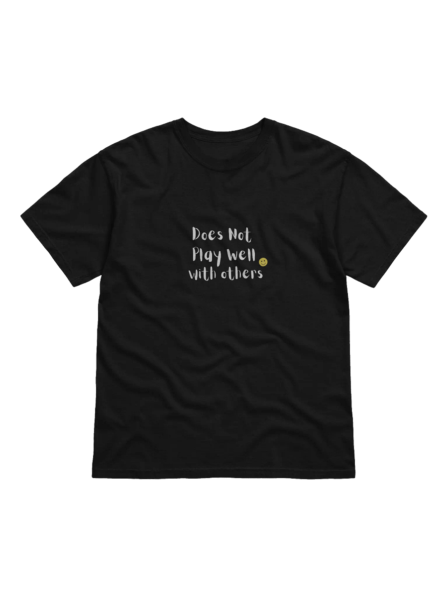 Does Not Play Well with Others Unisex Cotton T-Shirt product image (2)