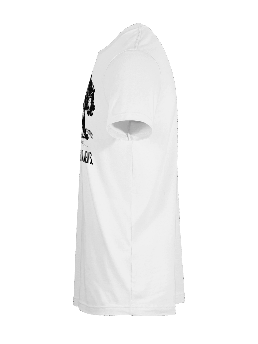 The Bear of Bad News (White) | Unisex T-shirt product image (11)