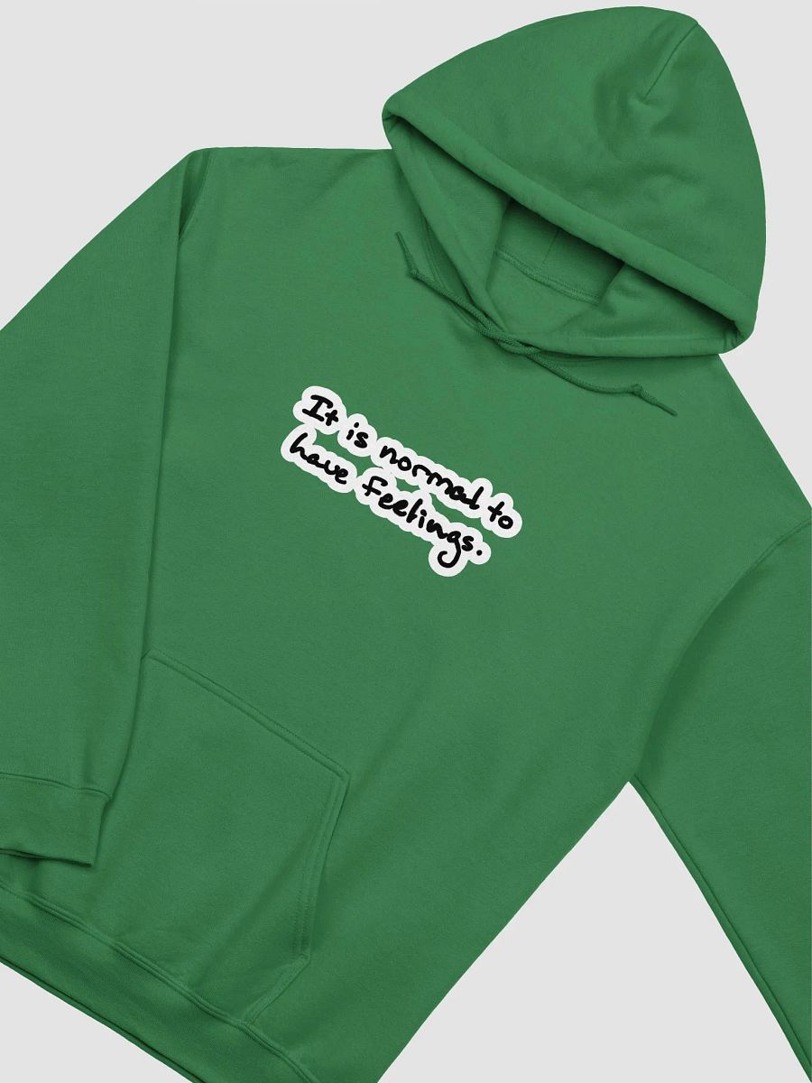 It is normal to have feelings. (bubble design) classic hoodie product image (37)