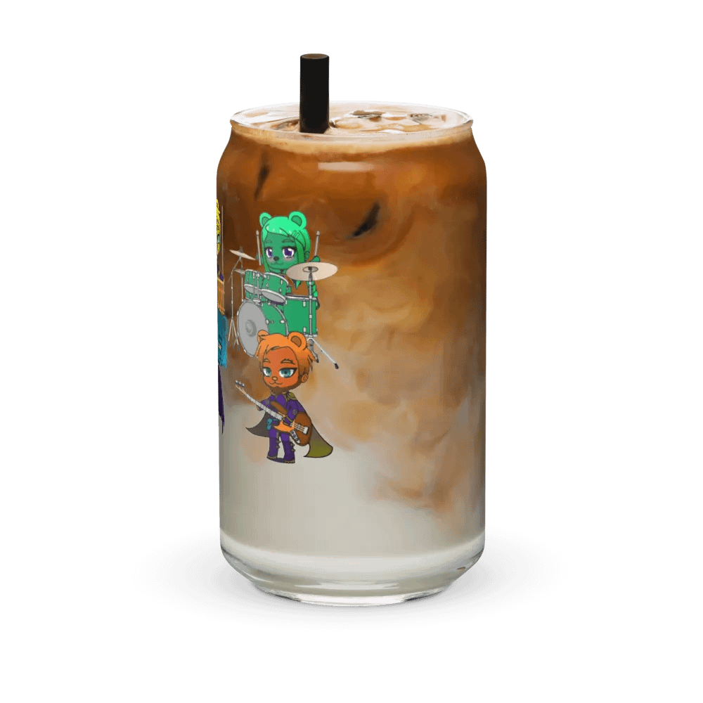 Shadow Bears (The Band) can-shaped glass product image (12)