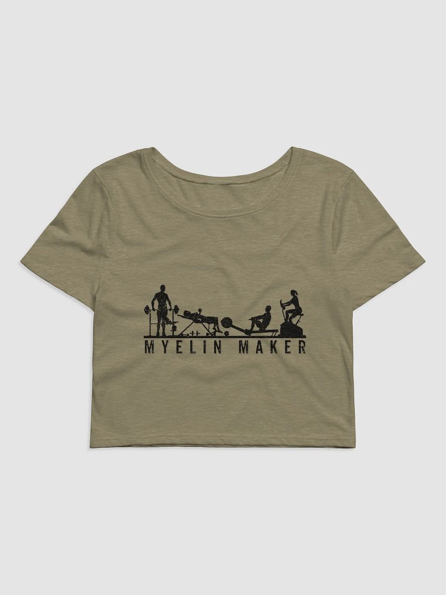 Women's Crop Tee (Black Text) product image (1)