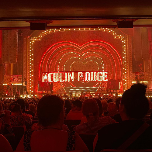 Haven't posted in months? Wow I'm shocked 🤯  Have a picture from when I saw Moulin Rouge last month because I never posted ab...