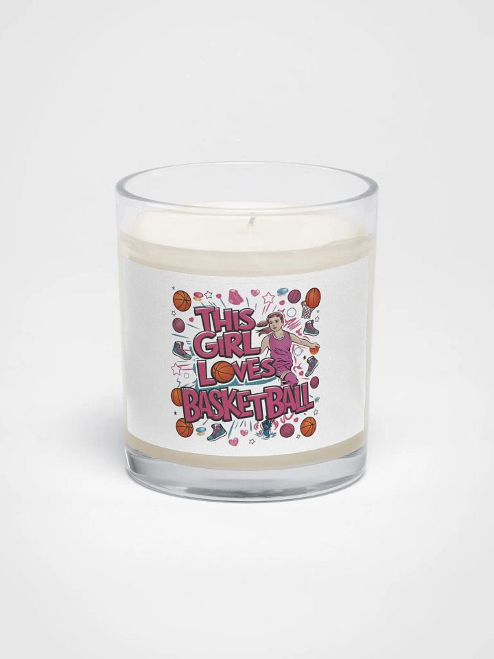 This Girl Loves Basketball Candle. product image (1)