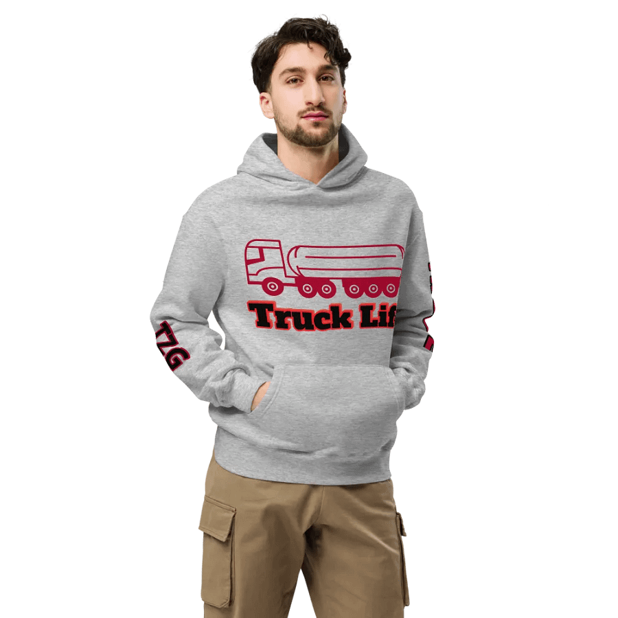 Truck Life Hoodie - White/Grey product image (7)