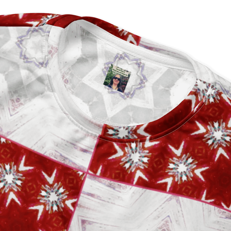 Abstract Pale Star Patchwork Design Unisex All Over Print Sweatshirt product image (7)