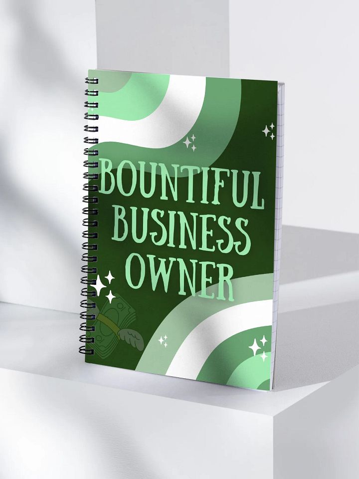 Bountiful Business Owner Notebook product image (1)