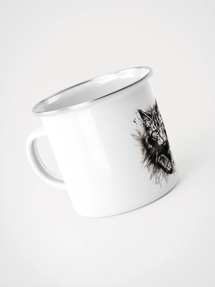 Feline Art Enamel Mug product image (2)