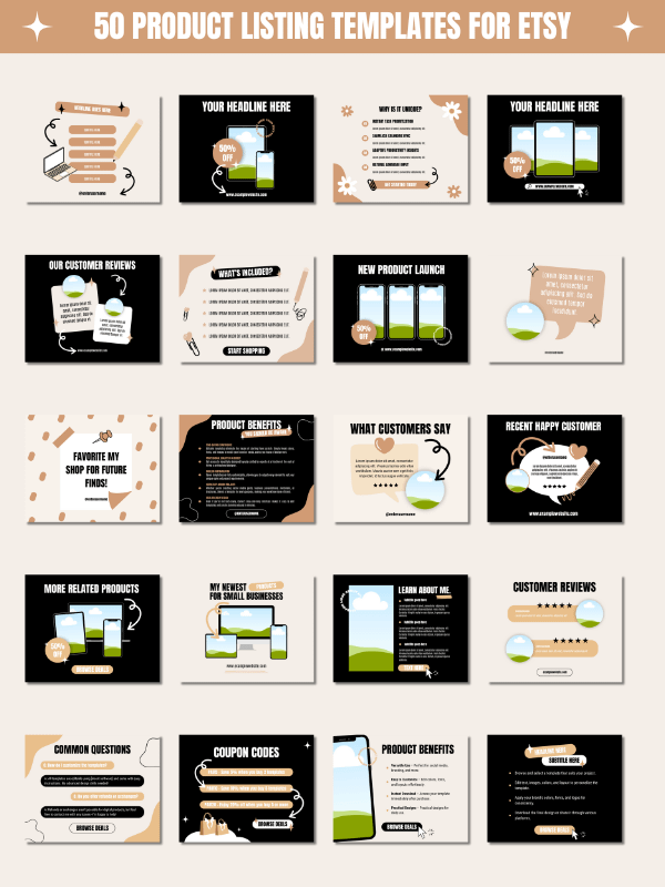 Cute MRR/PLR Branding Kit for Etsy product image (2)