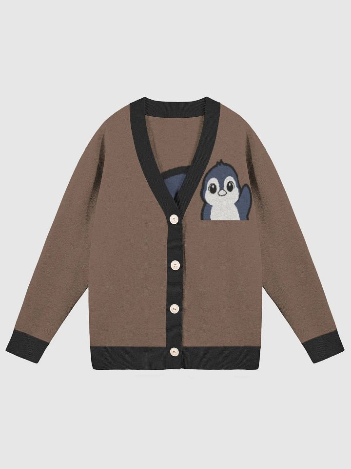 Hello Friend Cardigan Brown product image (1)