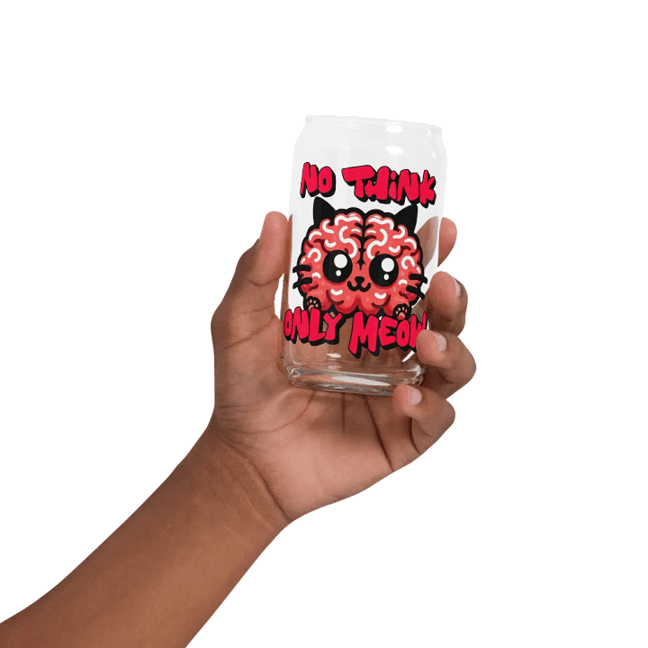 No think only meow can glass product image (32)