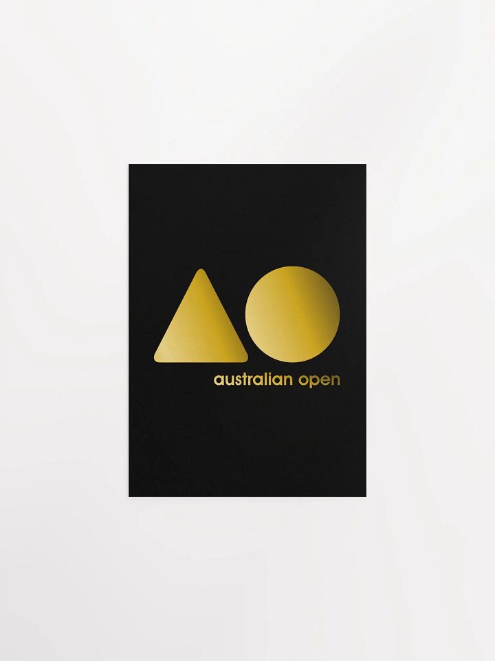 Golden Logo Australian Open Poster product image (7)
