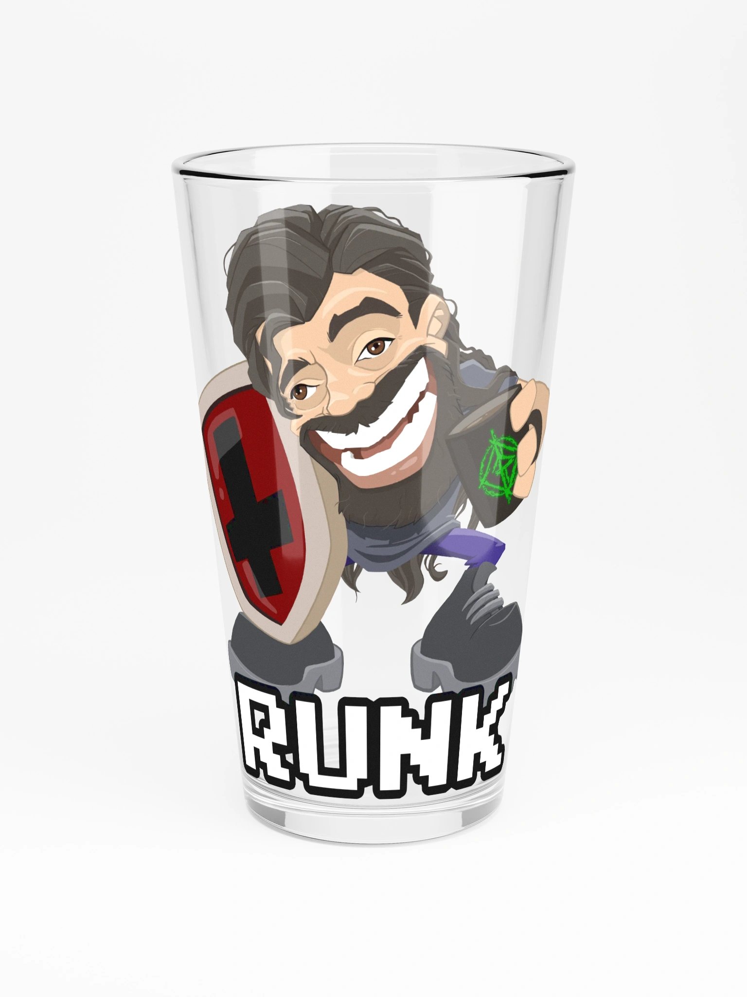 RUNK pint glass product image (3)