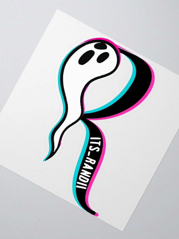 Logo Sticker Black Detail product image (5)
