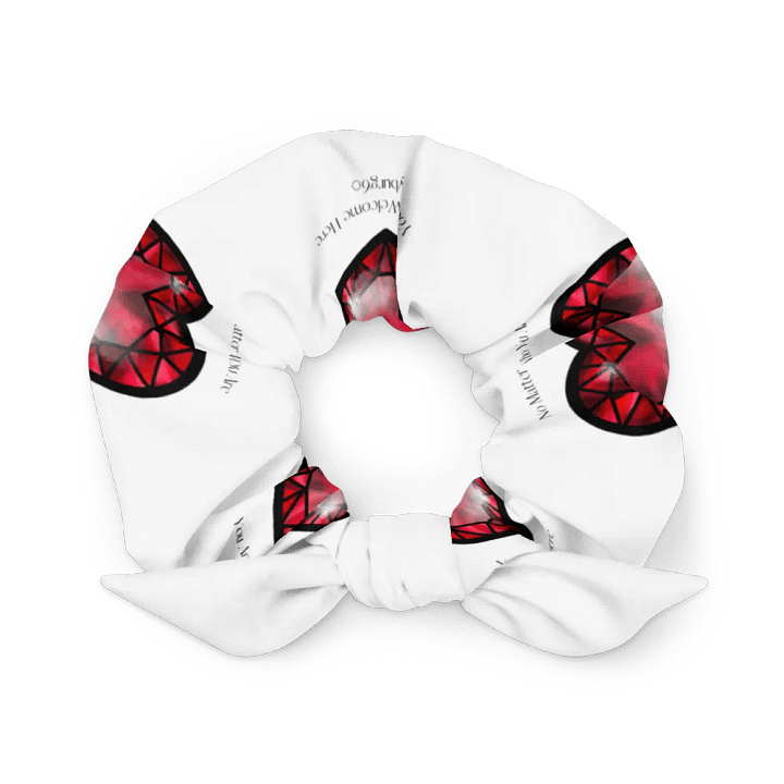 Kyburg60 - Ruby Heart Scrunchie product image (1)