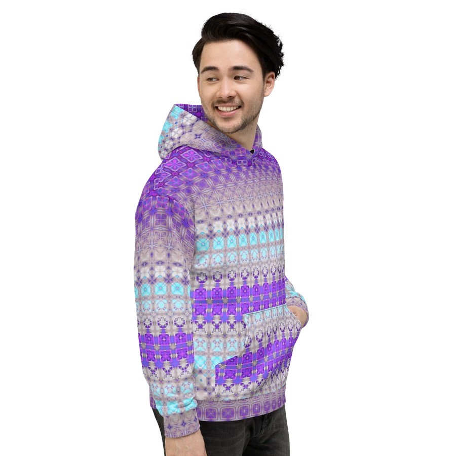 Abstract Multicoloured Pattern Unisex All Over Print Hoodie product image (17)