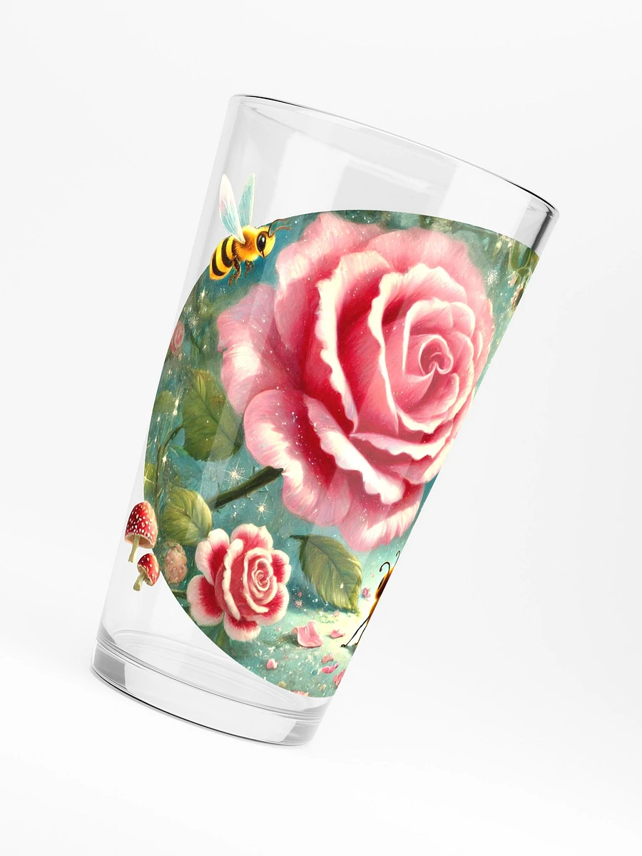 Rose Fairy and Bees 16 oz Glass product image (6)