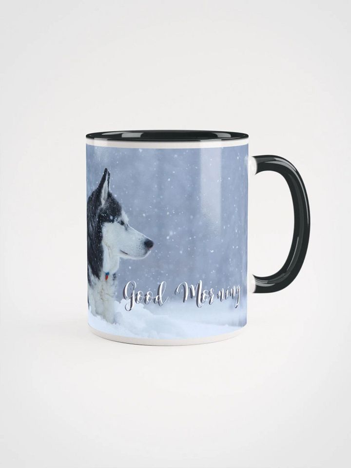 Blue Eye Siberian Husky in the Snow - Color In product image (2)