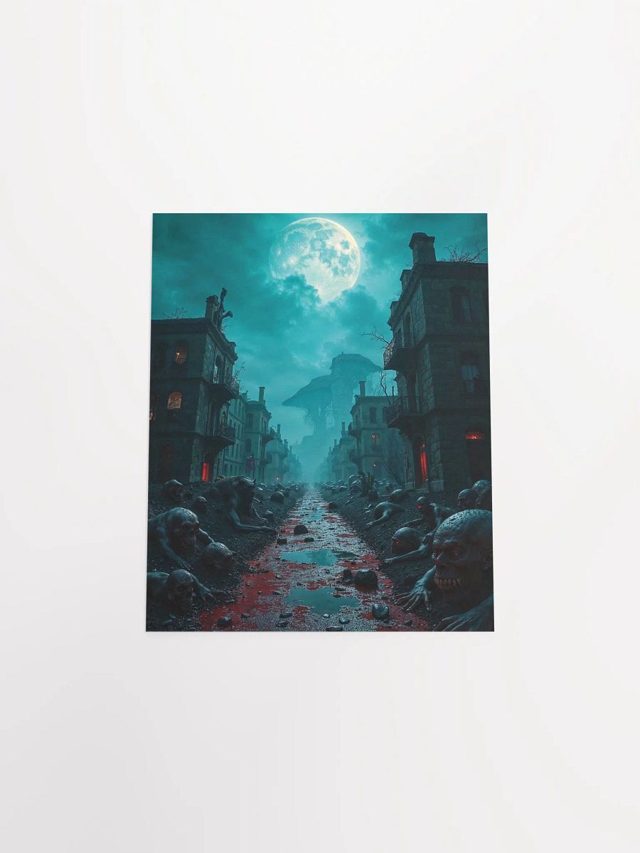 Eerie Moonlit Street Poster product image (30)