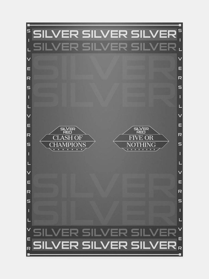 SILVER VS RED - ALL IN SILVER (poster) product image (1)