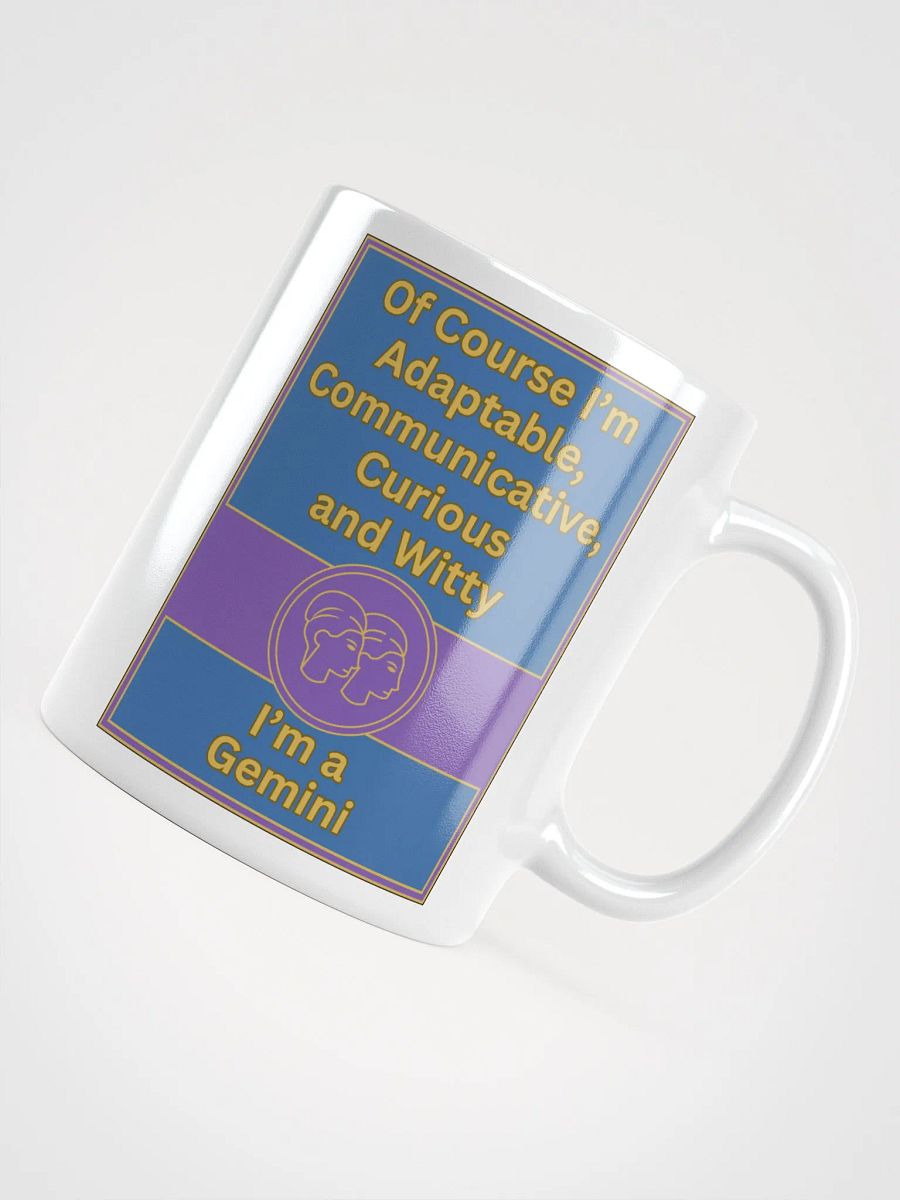 Of Course I’m Gemini Zodiac Sign Mug, Zodiac Sign Vibes Mug, Gemini Mug, Astrological Mug product image (5)