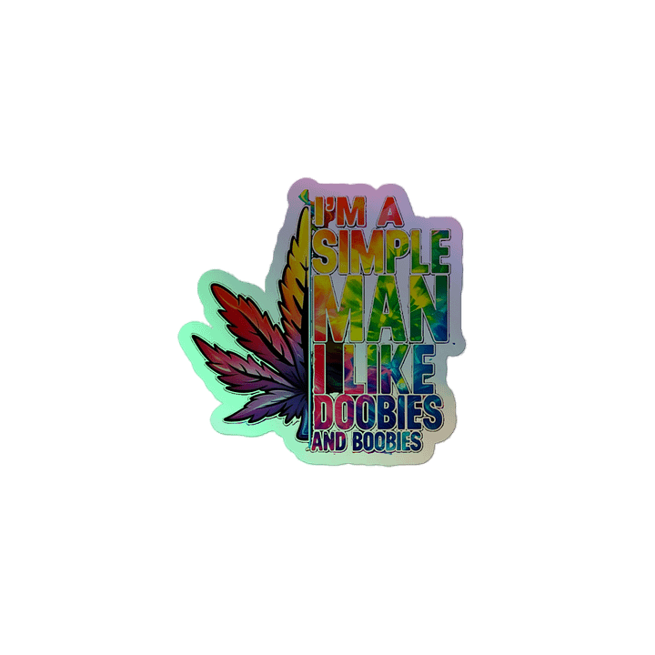 KingMafiaGaming “Simple Man” Holographic Sticker product image (2)