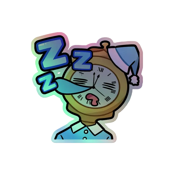 TimeNapNap Holo Sticker product image (1)