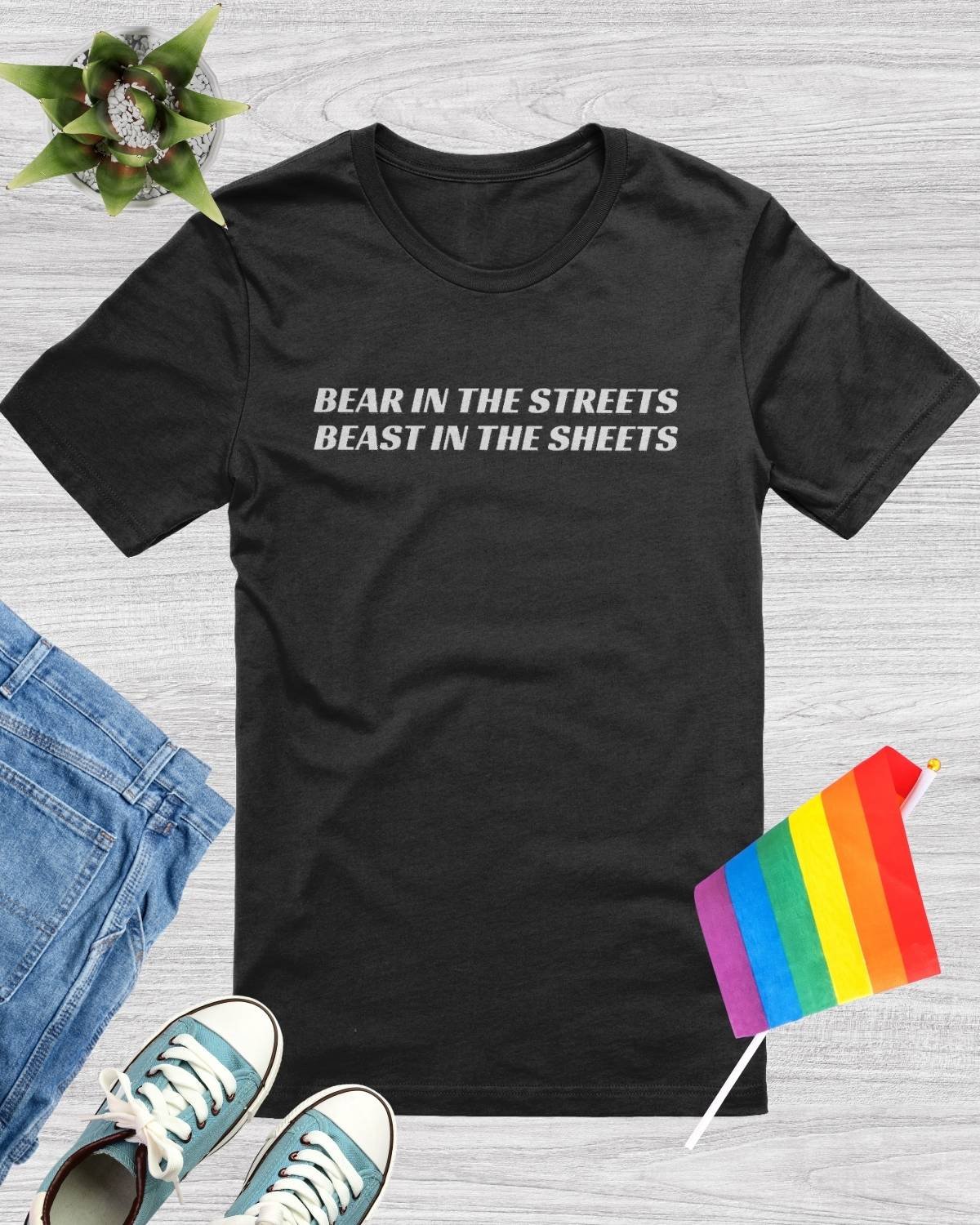 Bear In The Streets Beast In The Sheets T-Shirt product image (1)