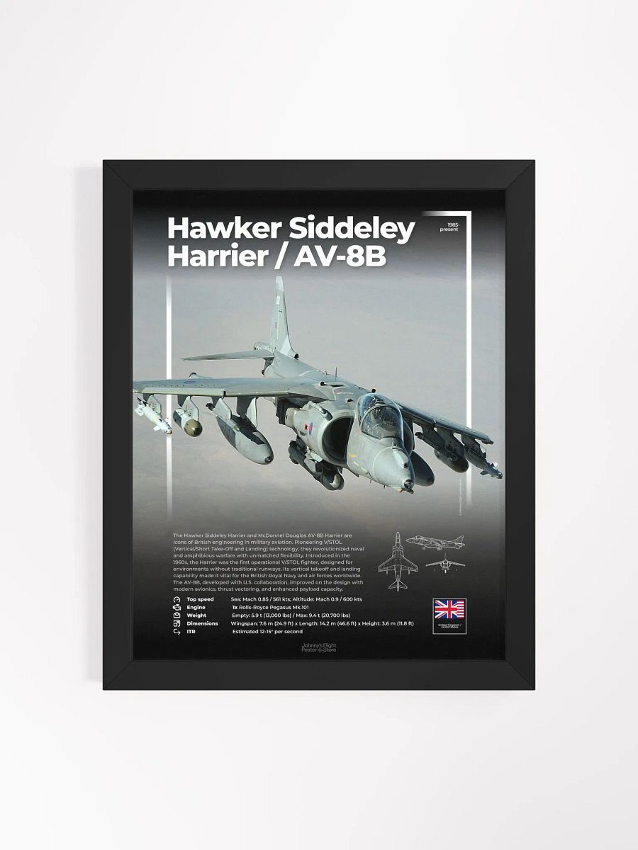 Hawker Siddeley Harrier / McDonnelDouglas AV-8B product image (1)