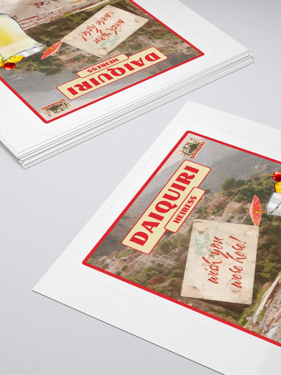 WISH YOU WERE HERE! DAIQUIRI STICKER product image (11)