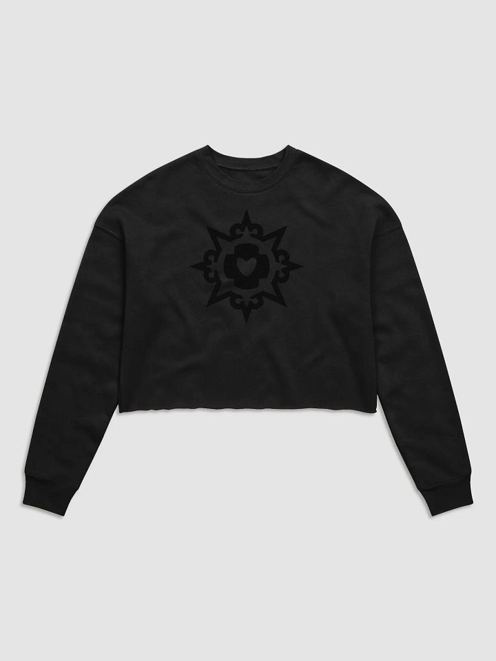 Reyna Cow (Front + Back) Crewneck Crop Top product image (1)