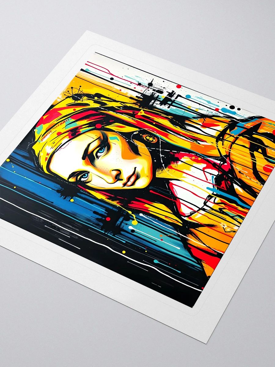 Serene Scarf Kiss Cut Stickers product image (3)