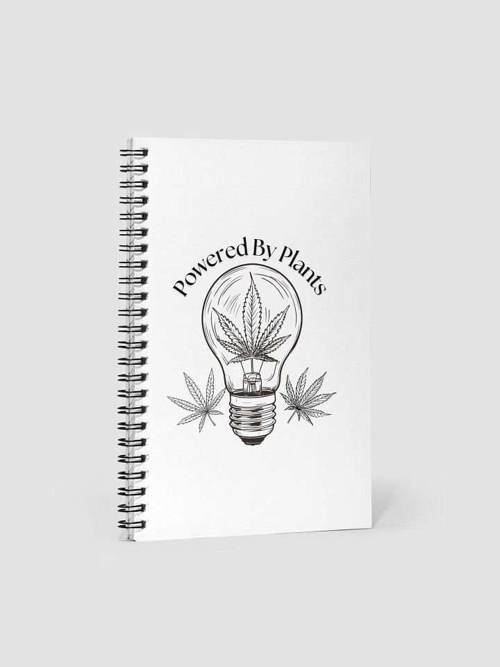 Powered By Plants Spiral Notebook product image (1)