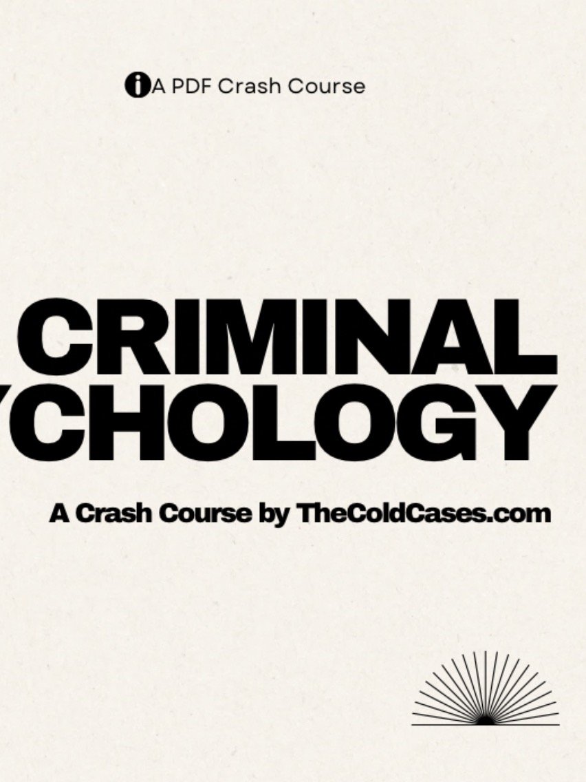 Criminal Psychology Crash Course product image (1)