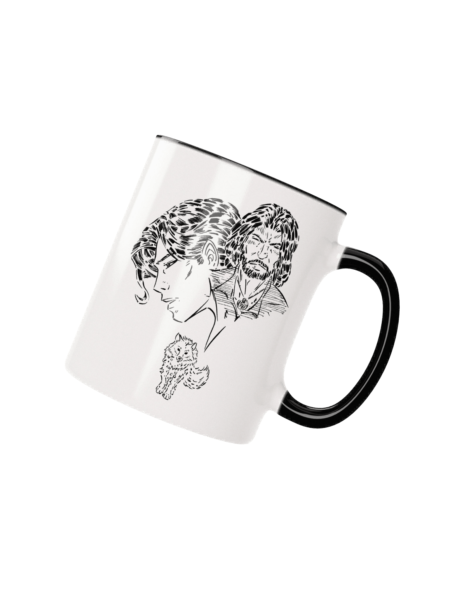 MEIFUMADO | Naoki & Daisuke | Black & White Mug product image (2)