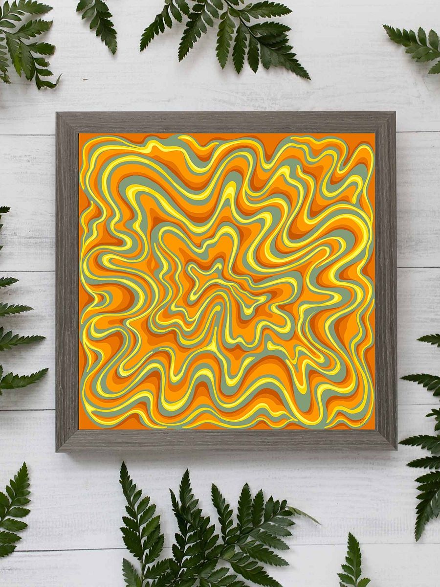 Radiant Swirls Canvas Art - Stone No. 4 product image (114)