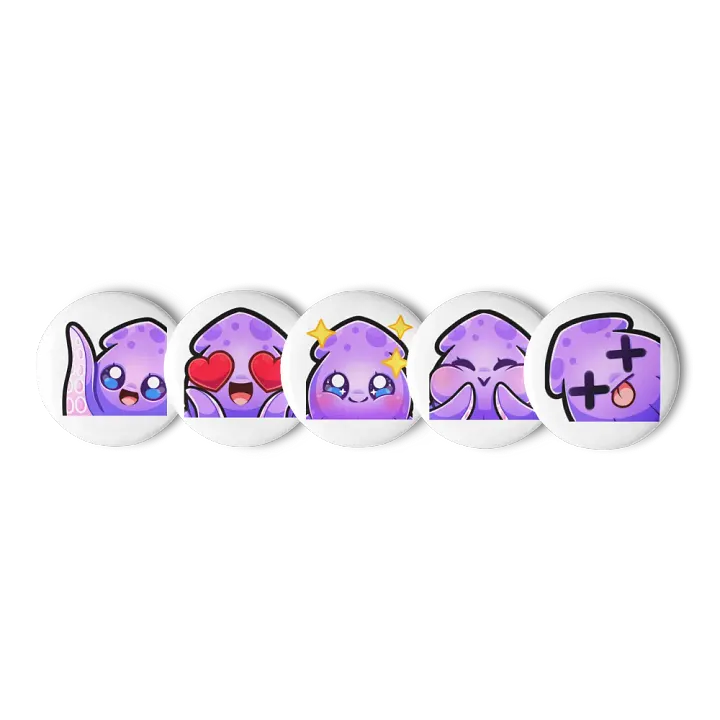 Squid Emote Pin Set [1] product image (2)