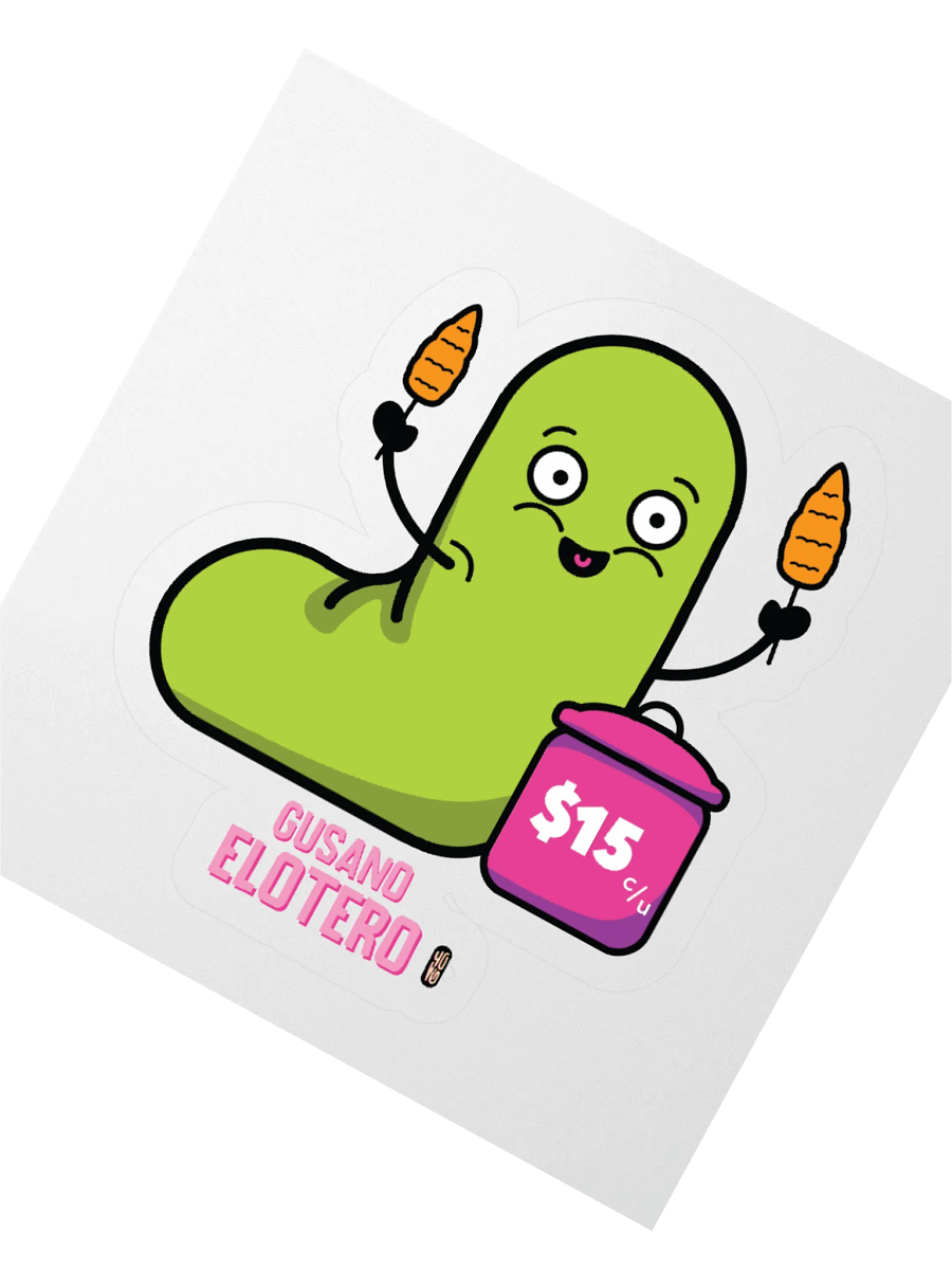 Gusano Elotero - Sticker (Kiss Cut) product image (2)