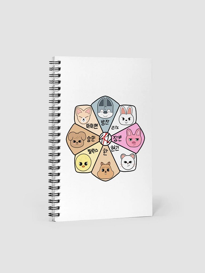 Stray kids Skzoo Hangul Flower Notebook product image (1)