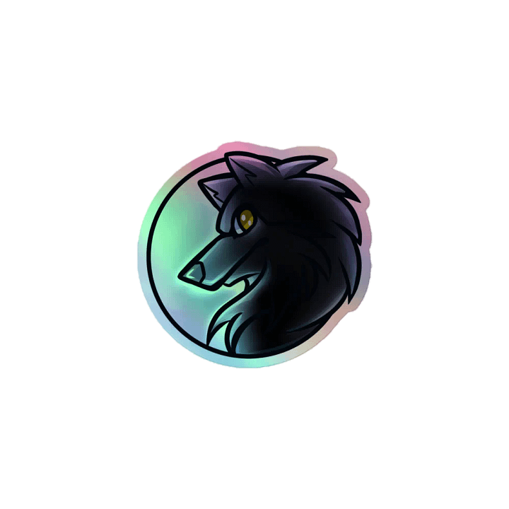 Lone Wolf Holographic Sticker Set product image (1)