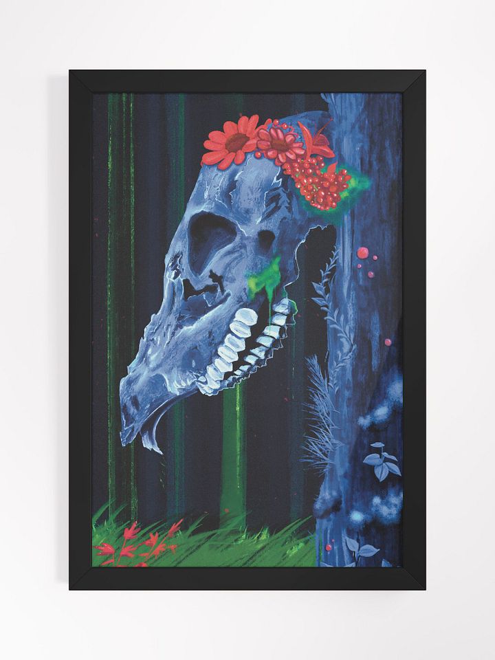 Carved by the Garden Cover Framed product image (1)