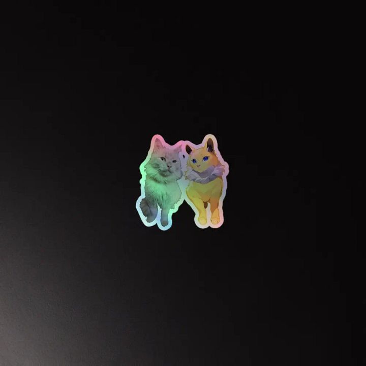 Anime Mirrored Sage! Holo Sticker product image (4)