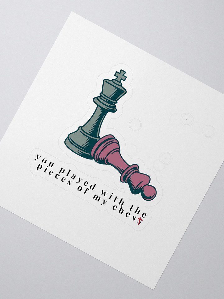 Checkmate Collection: King and Pawn Kiss Cut Stickers product image (2)
