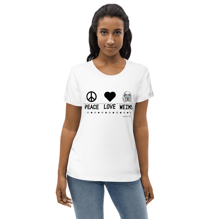 Peace Love Weims - Stanley/Stella Women's Fitted Eco Tee product image (2)