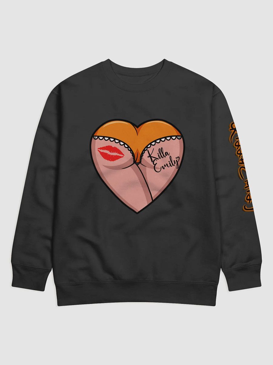 ORANGE HEART BUTT SWEATSHIRT product image (1)