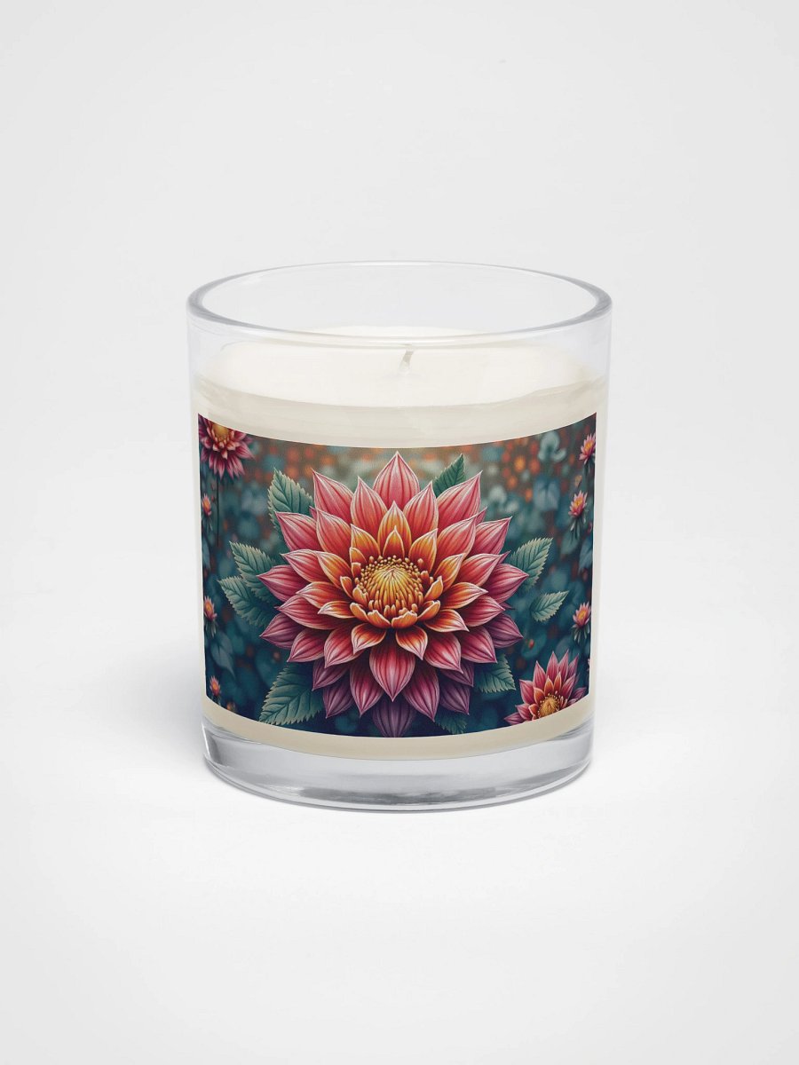 Mandala Flower Candle – Bohemian Botanical Meditation Decor product image (1)
