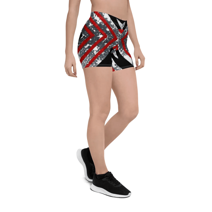 Black/Red Stars & Stripes Shorts product image (6)