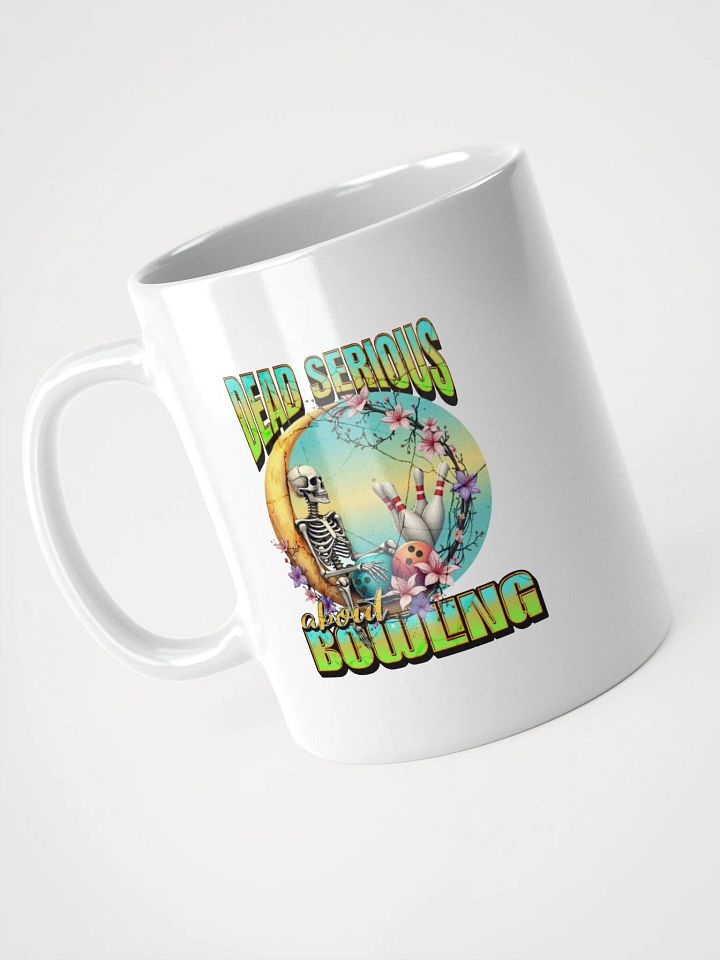 Dead Serious About Bowling Skeleton Mug product image (2)
